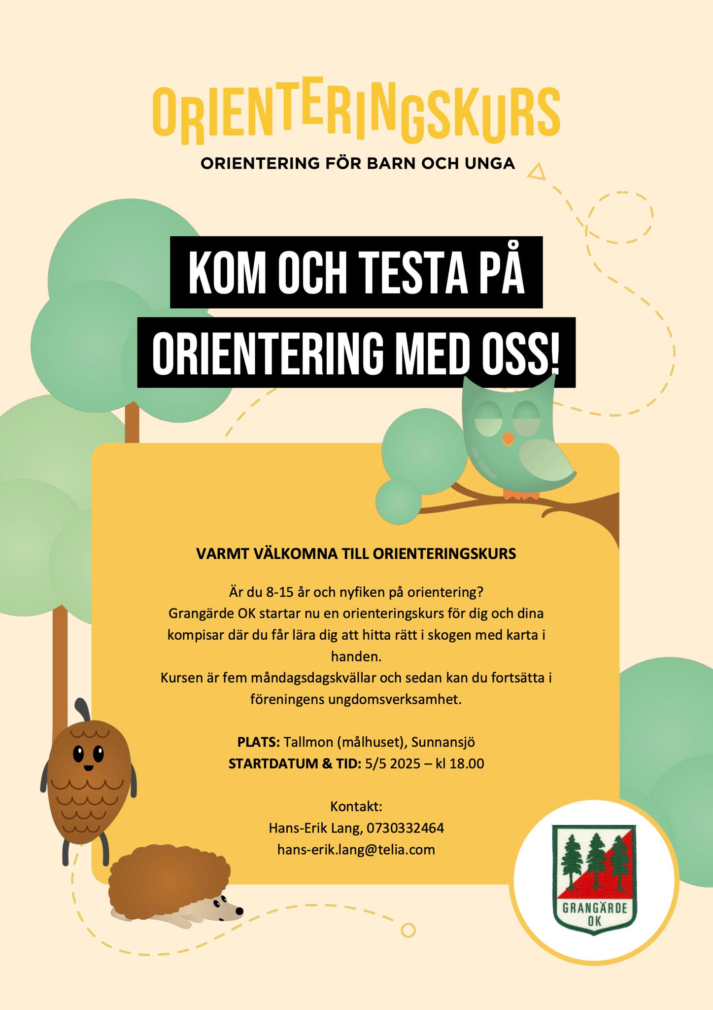 image: Grangärde OK - Nybörjarkurs